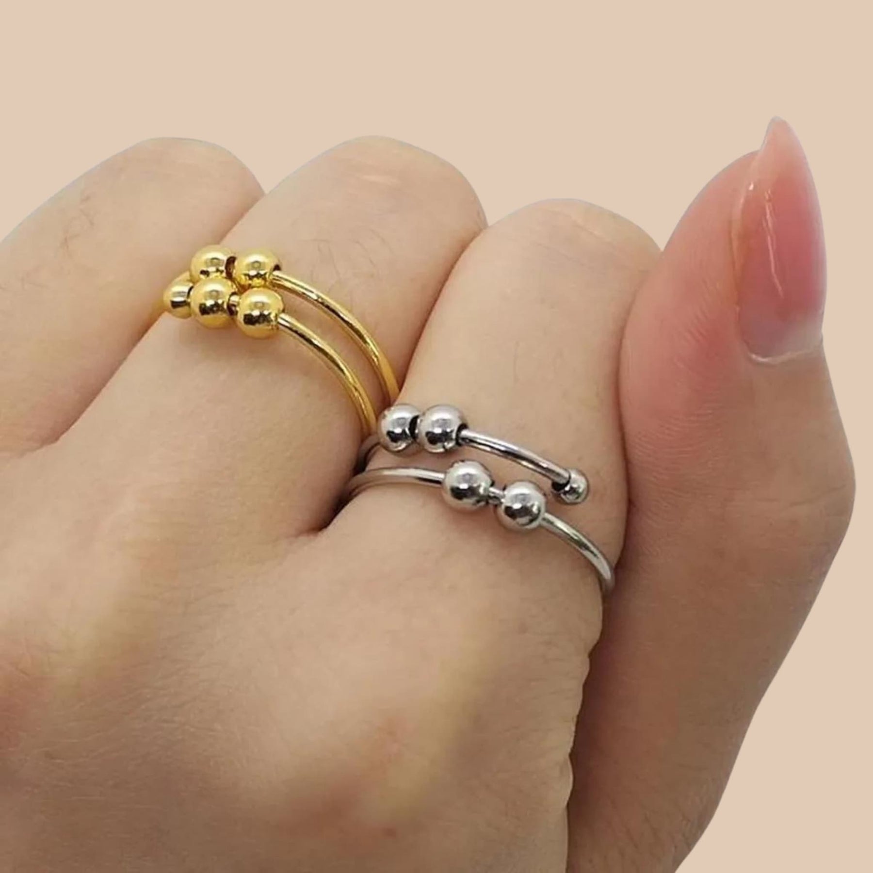 CalmComfort™ - Bague Antistress - 1 acheté = 1 offerte
