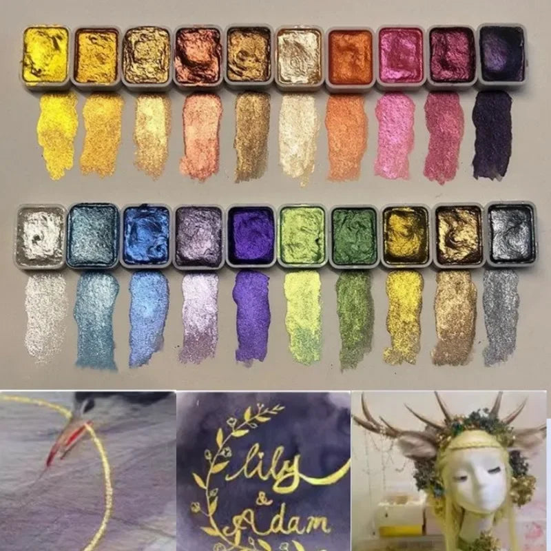ArtShine™  | Pigments de gouache nacrés | 30% RÉDUCTION TEMPORAIRE