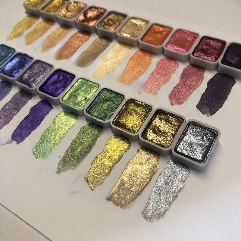 ArtShine™  | Pigments de gouache nacrés | 30% RÉDUCTION TEMPORAIRE