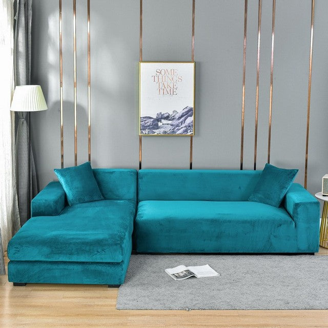 SofaGuard™ Velvet Elastic Sofa Cover 