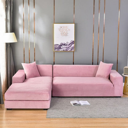 SofaGuard™ Velvet Elastic Sofa Cover 