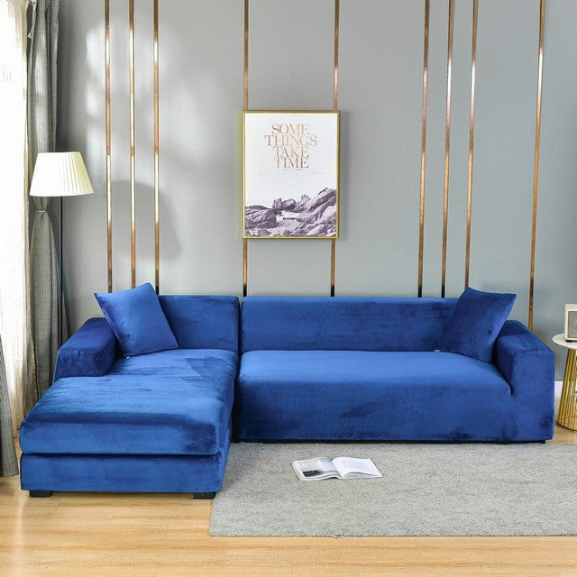 SofaGuard™ Velvet Elastic Sofa Cover 