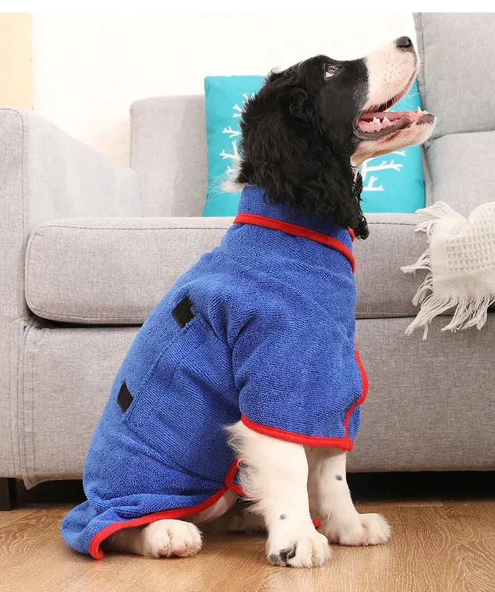 DogCuddlie™ Dog Bathrobe